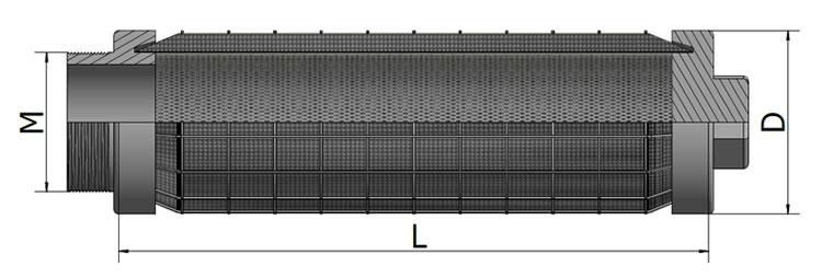 SS Pleated Wire Mesh Filter Cartridge