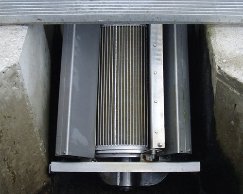 In-Channel Rotary Drum Screen