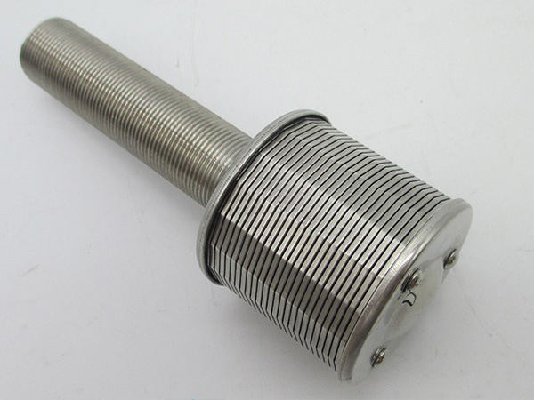 Wedge Wire Media Retention Filter Nozzle