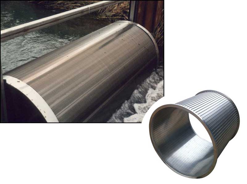 Rotary Wedge Wire Drum Screen 