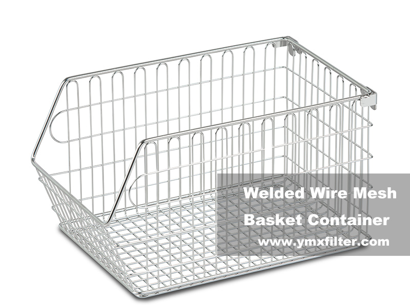 Welded Wire Mesh Basket Container