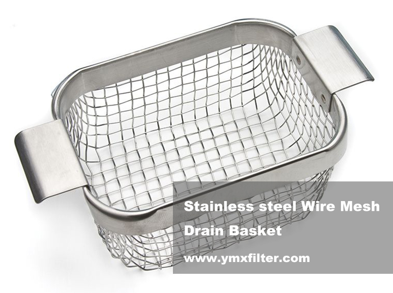 Stainless Steel Wire Mesh Drain Basket