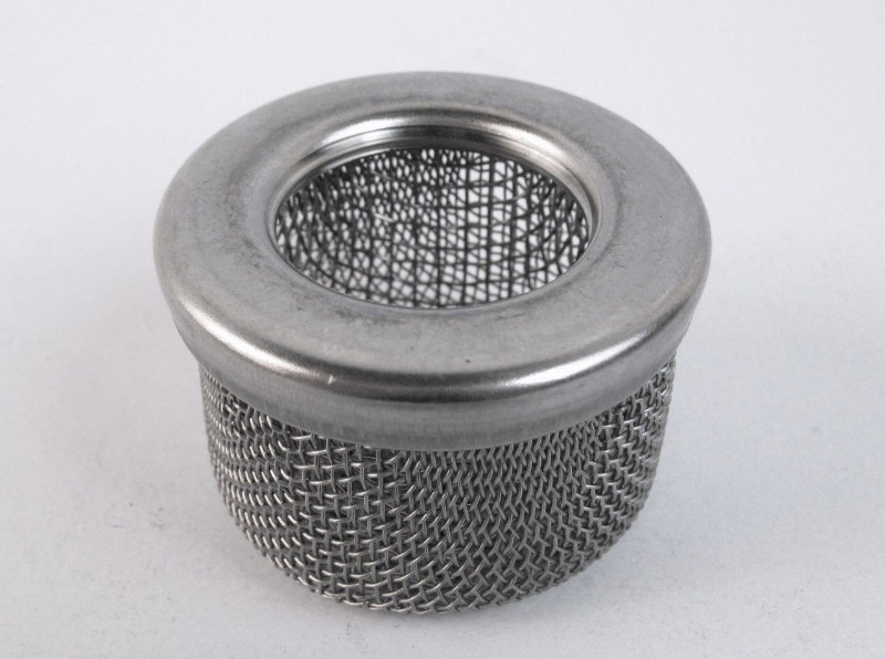 STEEL PRODUCTS MFG 2 Inch FNPT Polypropylene Suction Strainer - Black - Made In USA